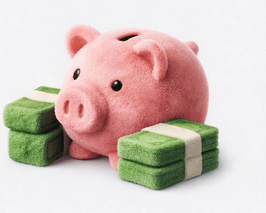 Piggy bank representing unexpected business expenses